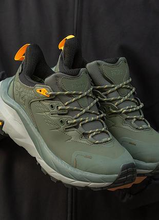 Кросівки чоловічі hoka w kaha 2 low gtx haki