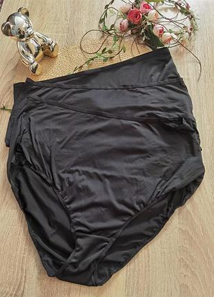 Комплект женских тонких высоких трусиков размера l-xl