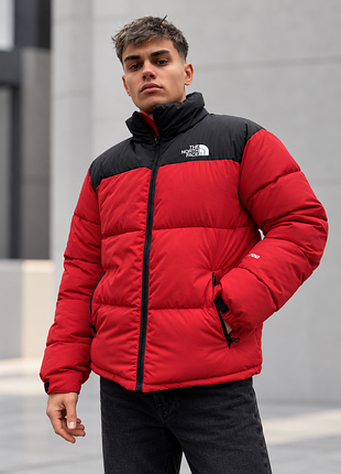 Пуховик червоний the north face 700