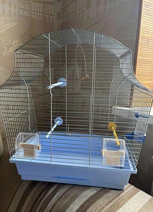 Клетка для попугаев размер 44x27x54см