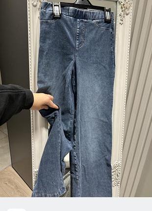 Джинси для дівчаток h&m стрейч сині