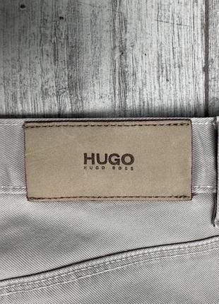 Джинси чоловічі hugo сірі s бавовна з еластаном 6