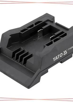 Адаптер аккумулятора для прожектора yato yt-829600 тип milwaukee для подключения аккумулятора sku_yt-829603
