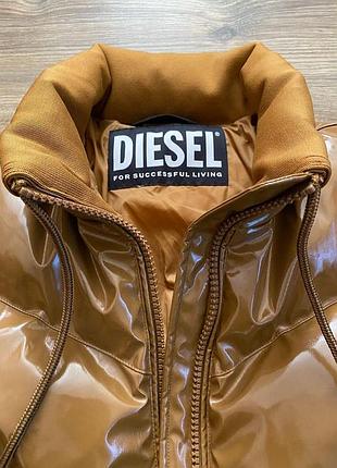 Куртка жіноча diesel дута коричнева