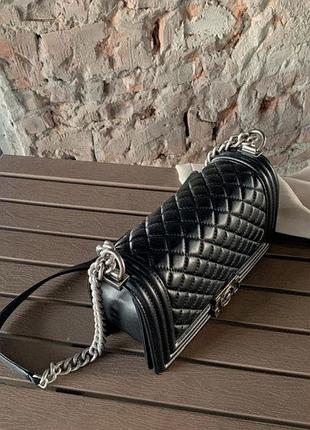 Сумка жіноча chanel чорна 2