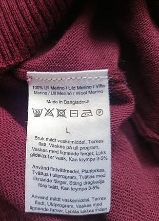 Свитер dressmann (100% шерсть), l 9
