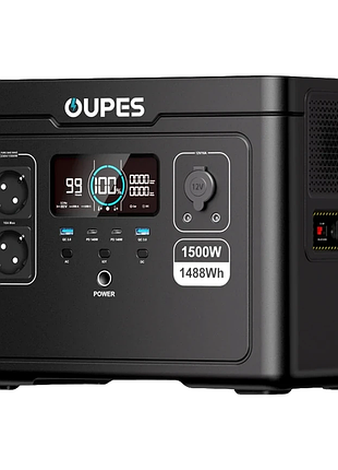 Портативна зарядна станція oupes s015 1500вт lifepo4 1488вт•г