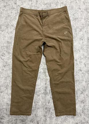 Вельветовые брюки чинос nike club corduroy chino pants (оригинал)