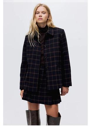 H&m premium костюм жакет + спідниця -  шорти вовна шерсть