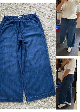 Стильні широкі джинси палаццо/кюлоти на резинці,denim ,p.14-16