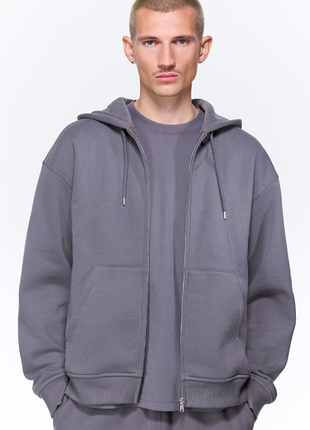 Кофта чоловіча фліс зіп худі h&m.