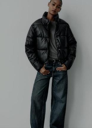 Куртка пуфер zara