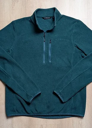 Флісова кофта föhn half zip темно-зелена outdoor s