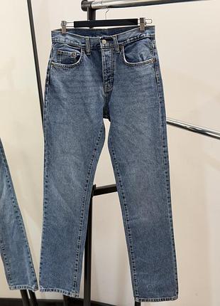 Чоловічі нові прямі джинси zara
