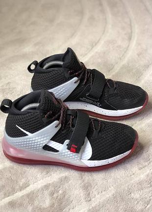 🏀 мужские кроссовки nike air force max ii «bred» 🖤❤️ высокие мужские кроссовки размер 40
