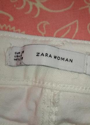 Шорты женские белые zara 3