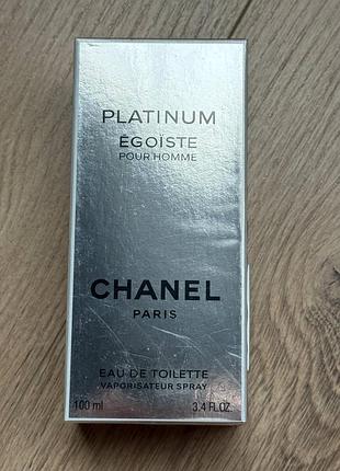 Chanel egoiste platinum 100 ml оригінал / тестер оригінала чоловіча туалетна вода