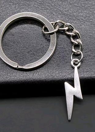 Брелок для ключів металева блискавка — стильний підвіс на ключі та рюкзак
