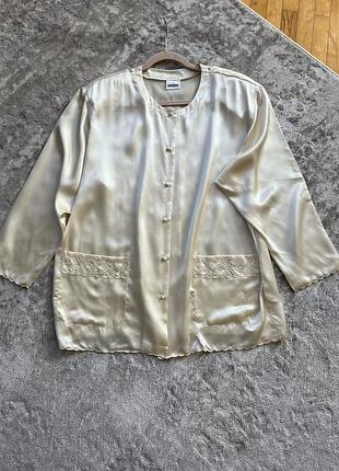 Inspiration 100% natural silk вишукана блуза
