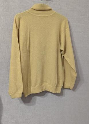 Мужской винтажный свитер-гольф hennes collection h&amp;m, 70% lambswool, 20% ангора, шерстяной, размер m-l