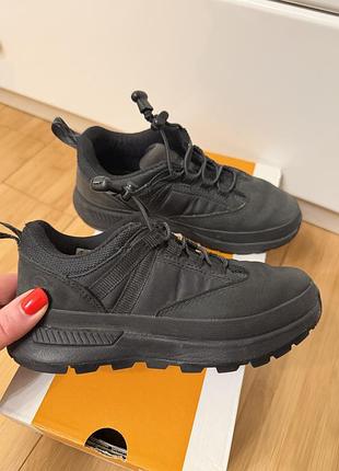 Черевики унісекс timberland чорні, розмір 32, натуральний нубук