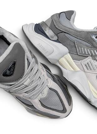 Чоловічі термо кросівки new balance 9060 сірі❄️