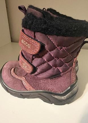 Ботинки зимние ecco snow mountain оригинал р.23 6