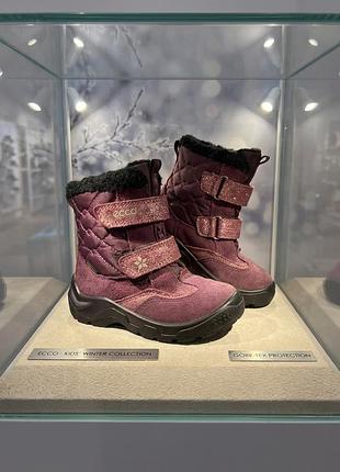 Ботинки зимние ecco snow mountain оригинал р.23