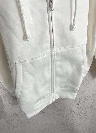 Жіноче худі теплий фліс levi’s everyday zip-up hoodie a59450015 — світлий беж, на блискавці. оригінал. 7