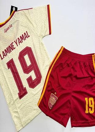 Детская футбольная форма spain lamine yamal 19 сезон 26/27