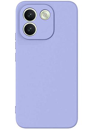 Чехол tpu getman liquid silk full camera для xiaomi redmi note 17 pro max сиреневый / light purple