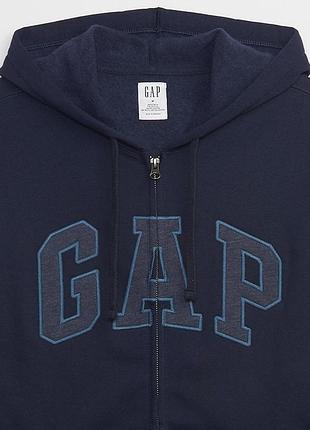 Кофта мужская синяя флис соп худи р.м gap 4