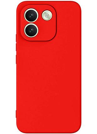Чехол tpu getman liquid silk full camera для xiaomi redmi note 17 pro max красный / dark red