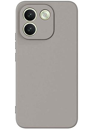 Чехол tpu getman liquid silk full camera для xiaomi redmi note 17 pro max серый / lavender