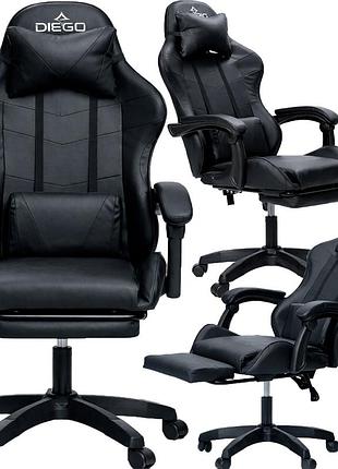 Крісло геймерське diego phantom rs black