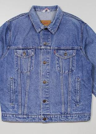 Классная винтажная джинсовая куртка от levis