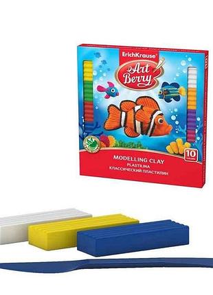 Пластилін art berry, 10 кол., 180 гр. тм офорт