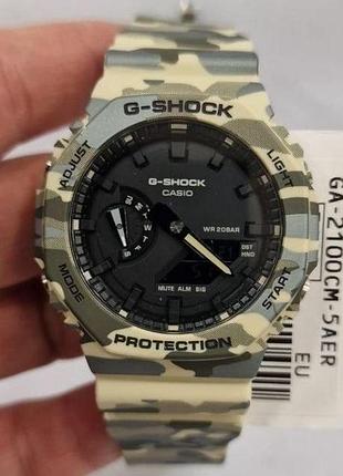 Мужские часы casio ga-2100cm-5a g-shock оригинал гарантия