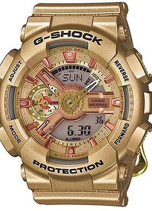 Мужские часы casio gma-s110gd-4a2 g-shock оригинал гарантия