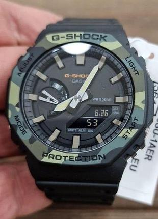 Мужские часы casio ga-2100su-1a g-shock оригинал гарантия