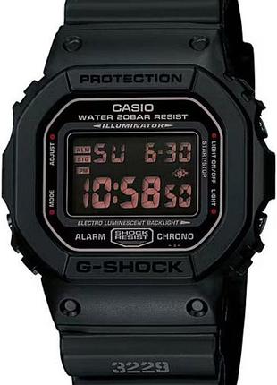 Чоловічий годинник casio dw-5600ms-1 g-shock оригінал гарантія
