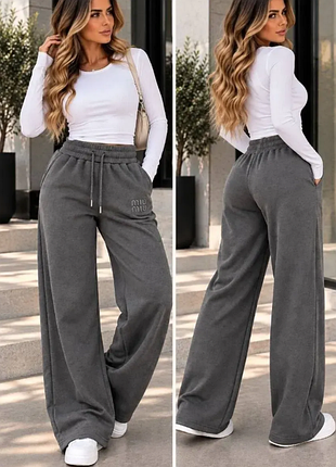 Штаны женские из модала на флисе с высокой посадкой m, l, xl, 2xl, 3xl штаны женские из модала на фл