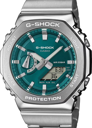 Мужские часы casio gm-2110d-3a1er g-shock оригинал гарантия