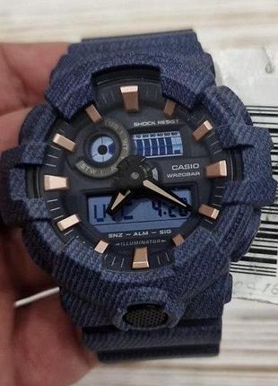 Мужские часы casio ga-700de-2a g-shock оригинал гарантия
