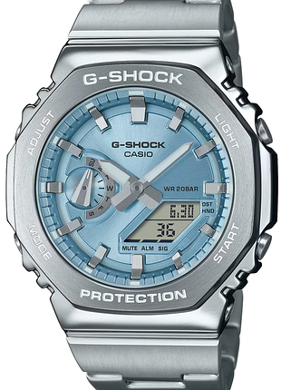 Мужские часы casio gm-2110d-2aer g-shock оригинал гарантия
