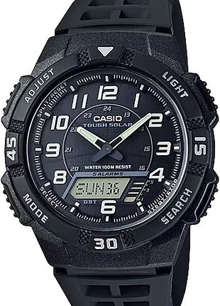 Мужские часы casio aq-s800w-1bvef timeless collection оригинал гарантия