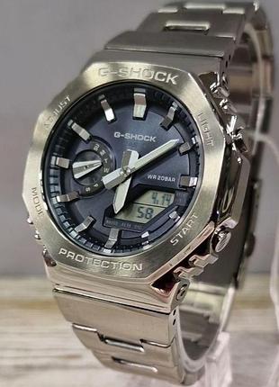 Мужские часы casio gm-2110d-8a g-shock оригинал гарантия