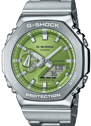 Мужские часы casio gm-2110d-3aer g-shock оригинал гарантия