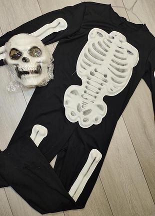 Костюм скелета скелет скелетик хелловін halloween