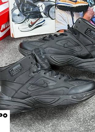 Р.41-46 nike m2k tekno black хутро артикул 1064